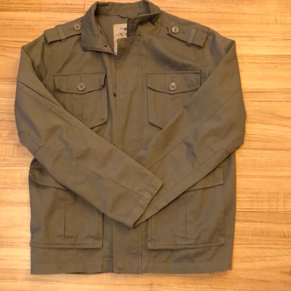 Tan long sleeve jacket